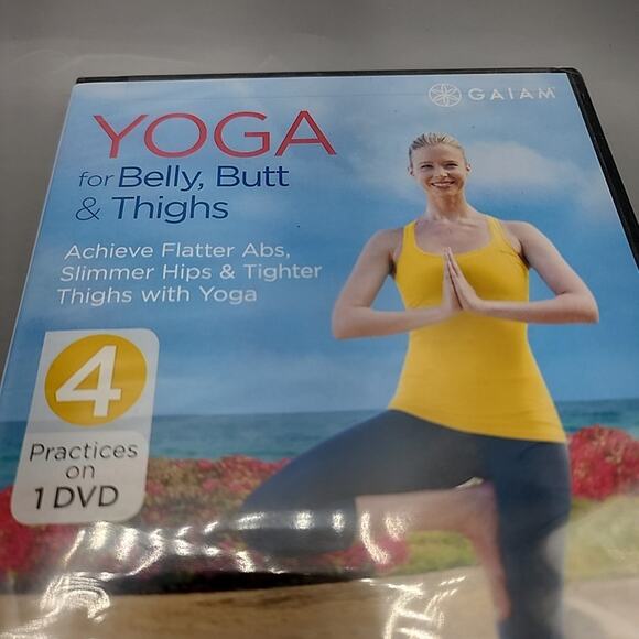 Yoga For Belly, Butt & Thighs Achieve Flatter Abs Slimmer Hips & Tighter Thighs - Picture 8 of 9